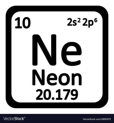 Periodic Table Neon Element Symbol Periodic Table Timeline