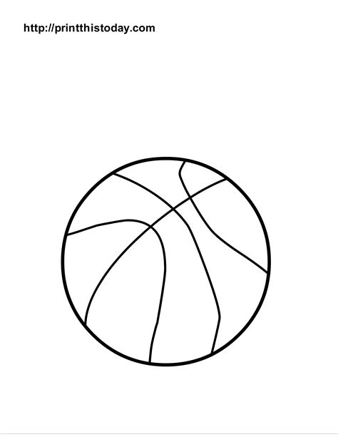 Free Printable Sports Balls Coloring Pages