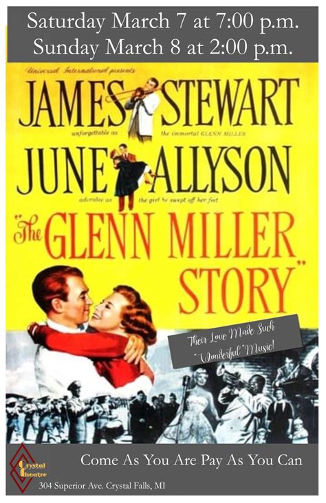 First Flashback Films The Glenn Miller Story The Crystal Theatre