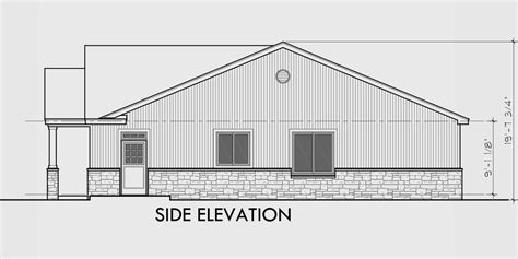 Australian floor plans & home designs. Ranch Duplex House Plan With 2 Car Garage 3 Bedroom 2 Bath ...