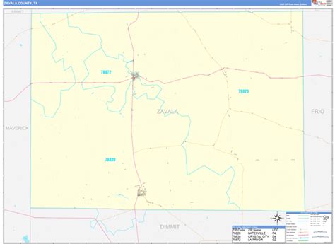 Maps Of Zavala County Texas