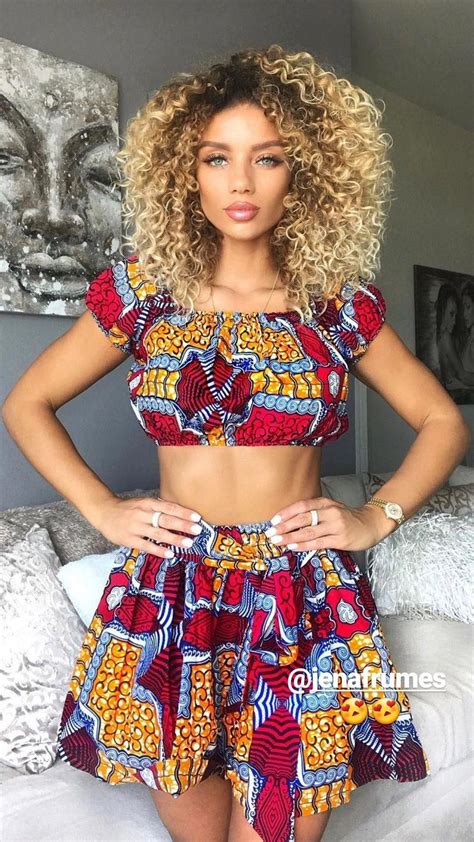 Ankara Top And Skirt Africanfashionstyle African Print Skirt