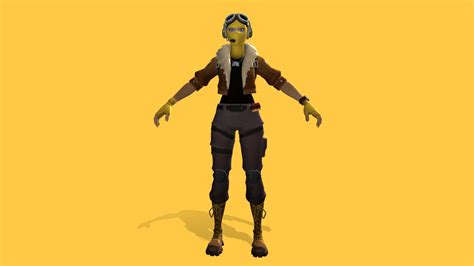 The #1 battle royale game! Skin Velocity Fortnite By Captain.EXE - Download Free 3D ...