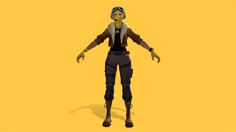 The #1 battle royale game! Skin Velocity Fortnite By Captain.EXE - Download Free 3D ...