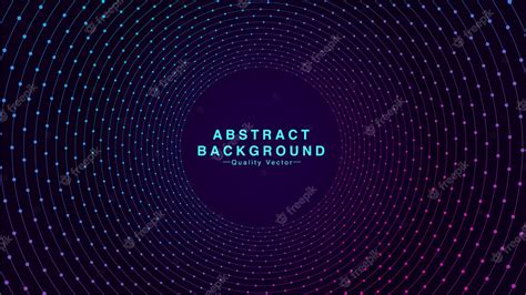 Premium Vector Abstract Background With Geometric Circle Line And