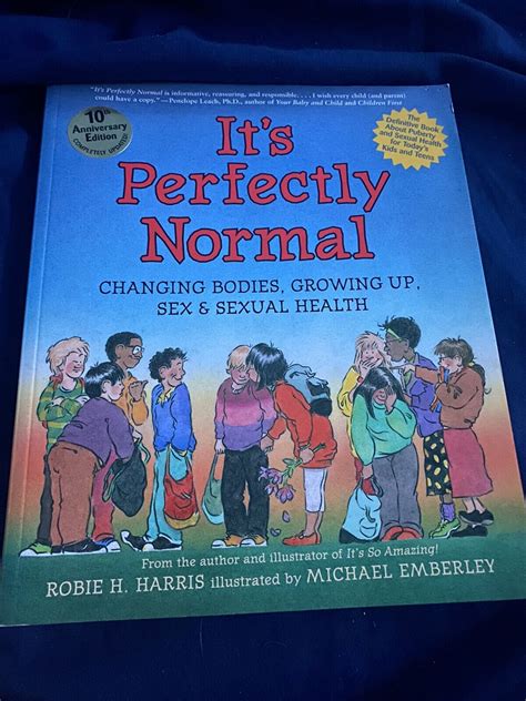 Its Perfectly Normal Pubery Book By Robie H Harris Th Anniversary Edition Ebay
