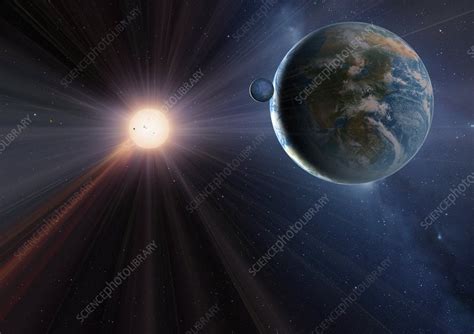 Extrasolar Planet Gliese 581c Artwork Stock Image C0030395