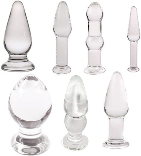7 types set anal plug butt sex new top unique design sex toy adult products crystal glass