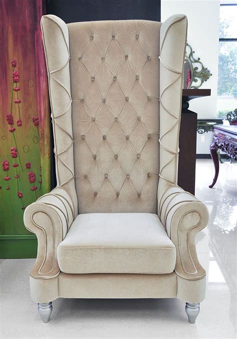 High Back Sofa Chair Design Unique Curved High Back Wing Chair Design