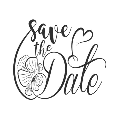 Save The Date Png Images Free Logo Image