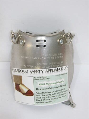 Ellwood 801 Aluminum Alloy Metalarsal Safe Guard Foot Guard Ebay