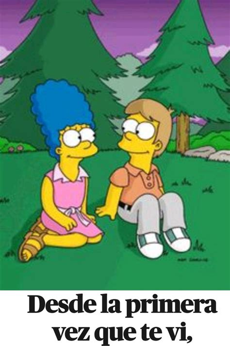Desde La Primera Vez Que Te Vi Personajes De Los Simpsons Dibujos