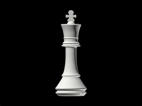 3d Chess King Model