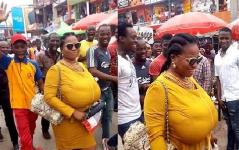 Lady Whose Huge Boobs Caused Commotion In Computer Village Finally