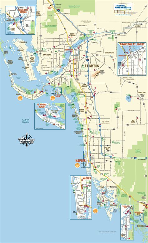 Southwest Florida Welcome Guide Map Fort Myers And Naples Florida Guide