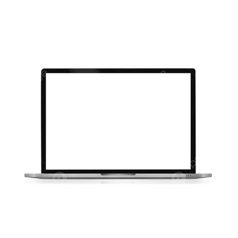 Realistic Laptop Mockup With Blank Screen Vector Laptop Blank Screen