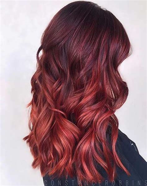 31 Best Red Ombre Hair Color Ideas Stayglam Stayglam