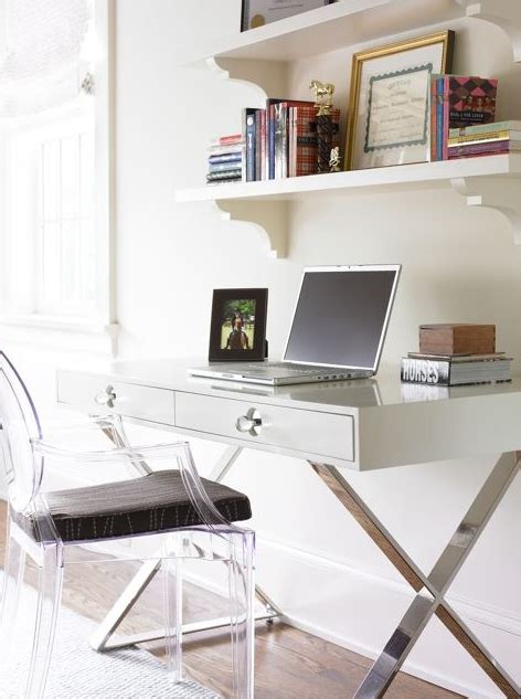 You'll receive email and feed alerts when new items arrive. White Lacquer Desk - Contemporary - den/library/office ...