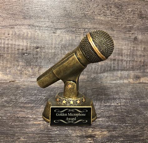 Music Trophy 2 Sizes Available Engraved Free Singing Karaoke X Factor