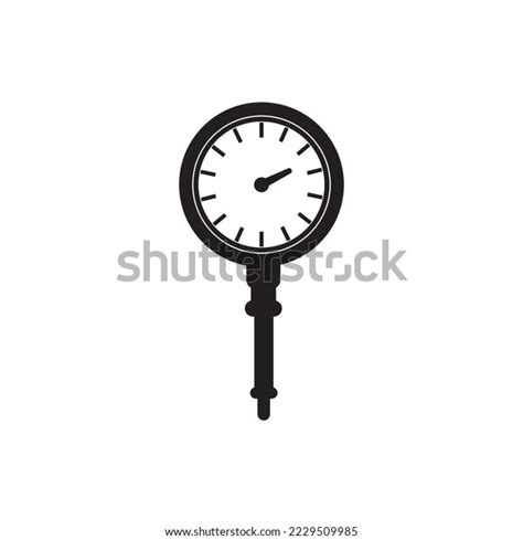Manometer Pressure Gauge Icon Simple Style Stock Vector Royalty Free
