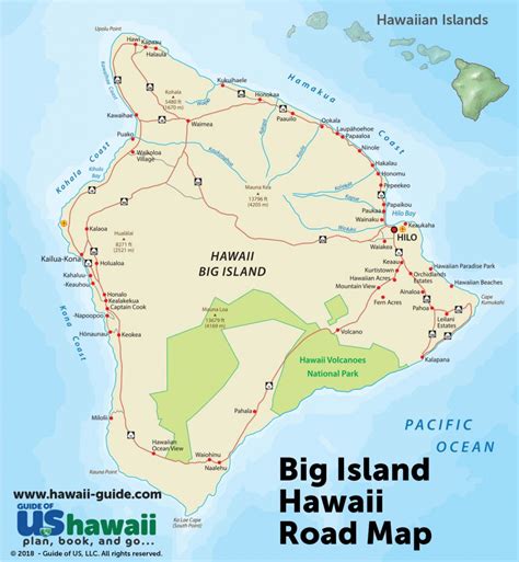 Big Island Of Hawaii Maps Printable Driving Map Of Kauai In Oahu Map