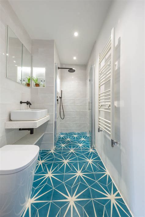 They could be bath fittings, lights, mirrors and so on. Display Whimsical Flooring - Small Bathroom Remodel Ideas ...