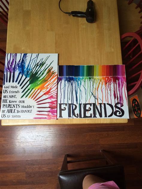 Creative best friend diy birthday gifts. Crayon Wall - DIY Gift for Best Friend | Homemade birthday ...