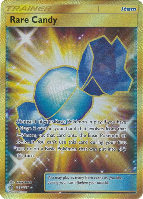 Rare Candy 165145 Secret Rare Pokemon Card Singles Sun And Moon