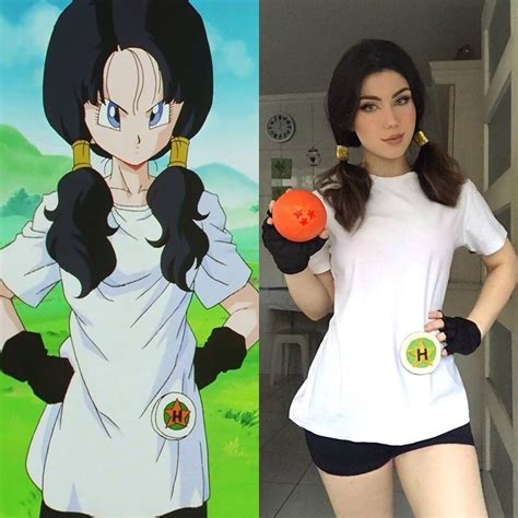 Videl Cosplay By Maria Galvao Female Cartoon Characters Dbz Cosplay Anime Costumes