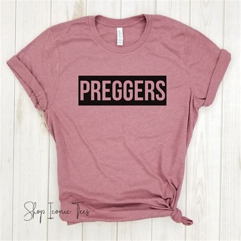 Preggers Preggers Shirt Annonce Grossesse Prego Shirt Etsy France