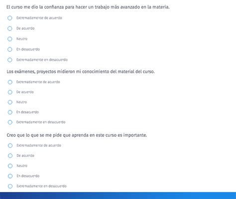 El cuestionario con preguntas abiertas es una herramienta útil para evaluar el conocimiento de