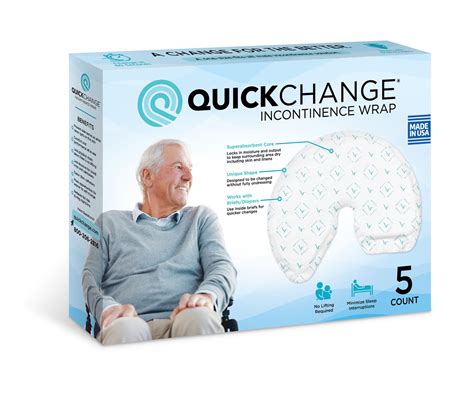 Quickchange Mens Maximum Absorbency Incontinence Wrap Trial 5 Pack