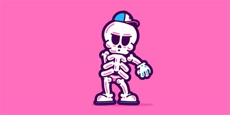 skeleton crew facebook animated stickers on behance animation ghost logo art parody