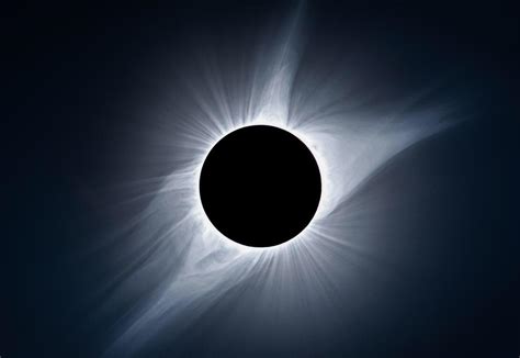 The sun's corona is the outermost part of the sun's atmosphere. I combined 12 exposures to capture the sun's corona during ...