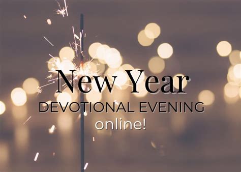 New Year Devotional Evening Online Magnify Him Together