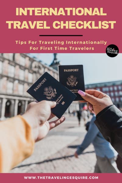 International Travel Checklist Tips For Traveling Internationally For
