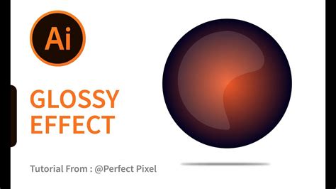 Glossy Effect In Adobe Illustrator Cc Youtube