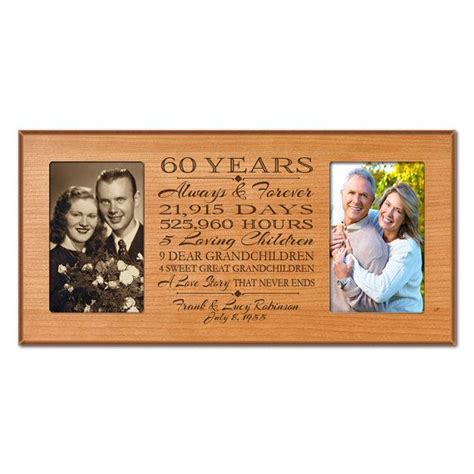 Personalized 60th anniversary gift for him,60th anniversary gift for