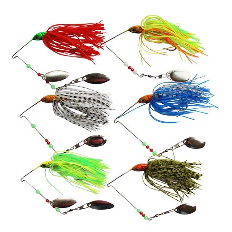 Spinners And Spinnerbaits Sports And Outdoors 6pcs 12pcs Spinner Bait Mixed