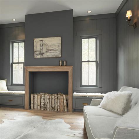 This smaller living room idea is so cozy and warm that you will love it. Account Suspended | Dark grey living room, Farm house living room, Modern farmhouse living room