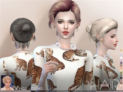 Sims 4 Hairs The Sims Resource Wings Os0415 Hair