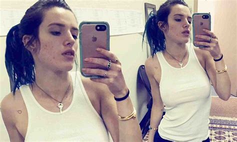Bella Thorne Flaunts Nipple Piercing On Snapchat Daily Mail Online