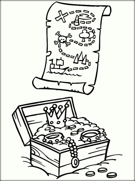 Treasure Box Coloring Page at GetColorings.com | Free printable