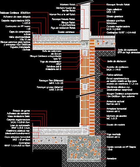 Basement Wall Dwg Detail For Autocad • Designs Cad