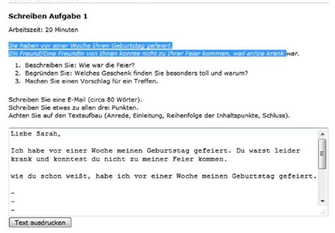 lektion 242 brief schreiben b1 aufgabe 1 german language learning german language telc