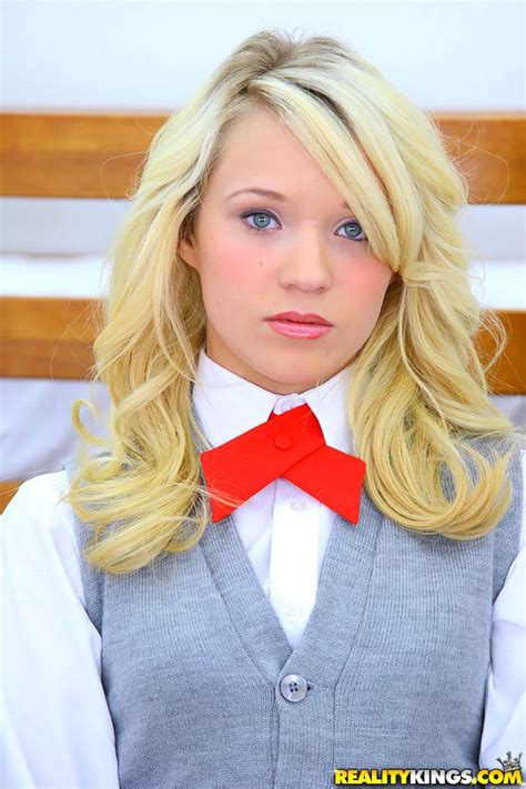 Cute Blonde Petite Teenie In Uniform From