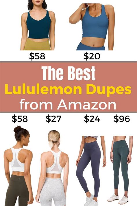 The Best Lululemon Dupes From Amazon Lululemon Dupes Affordable