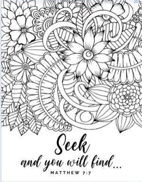 Kids Bible Verse Coloring Pages I Discover Joy In Coloring The Etsy