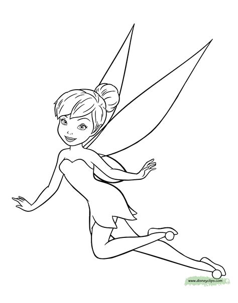 Disney Fairy Pages Printable Coloring Pages