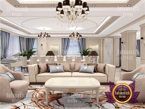 Luxury Living Room In Classics